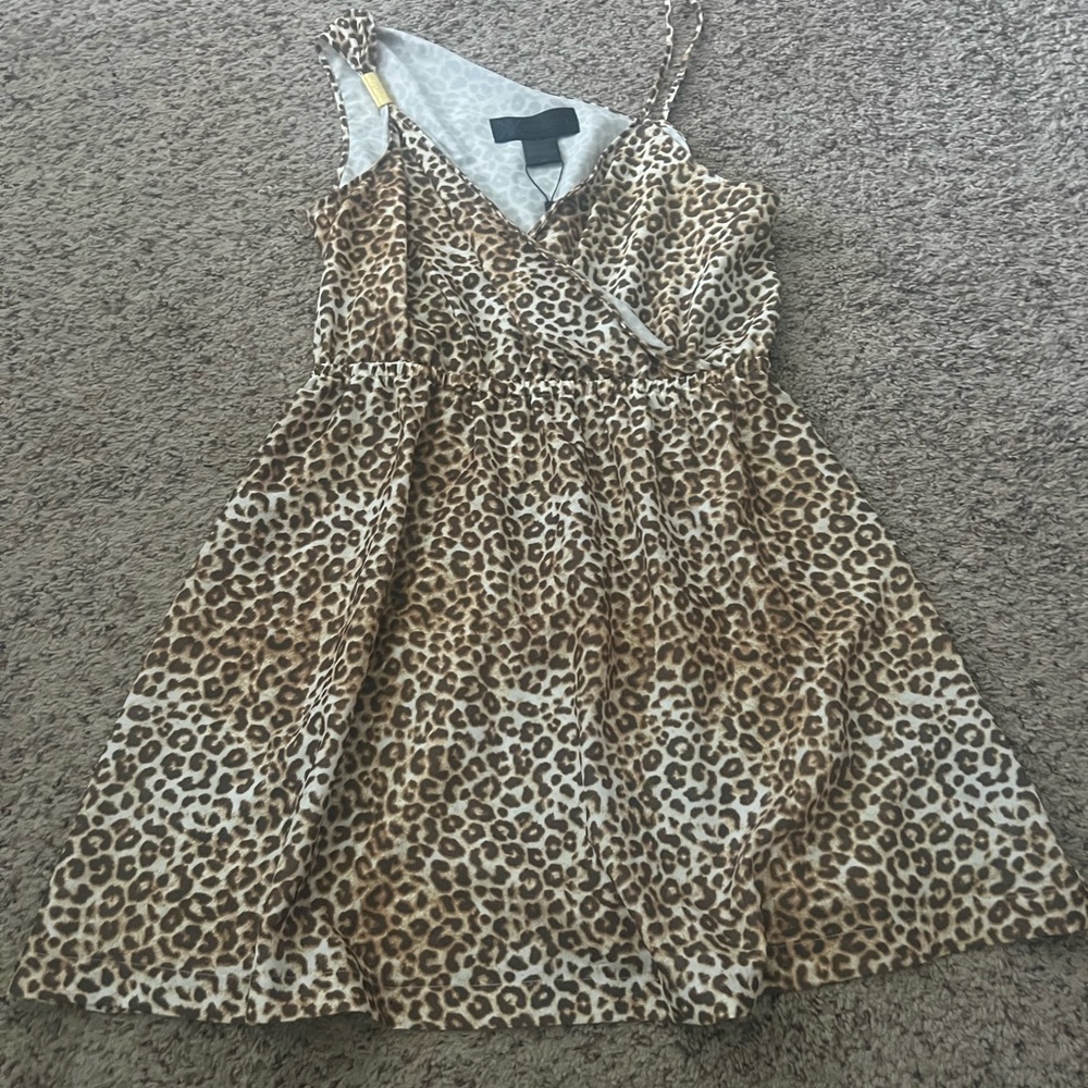 Kardashian Kollection Leopard Dress Size Large